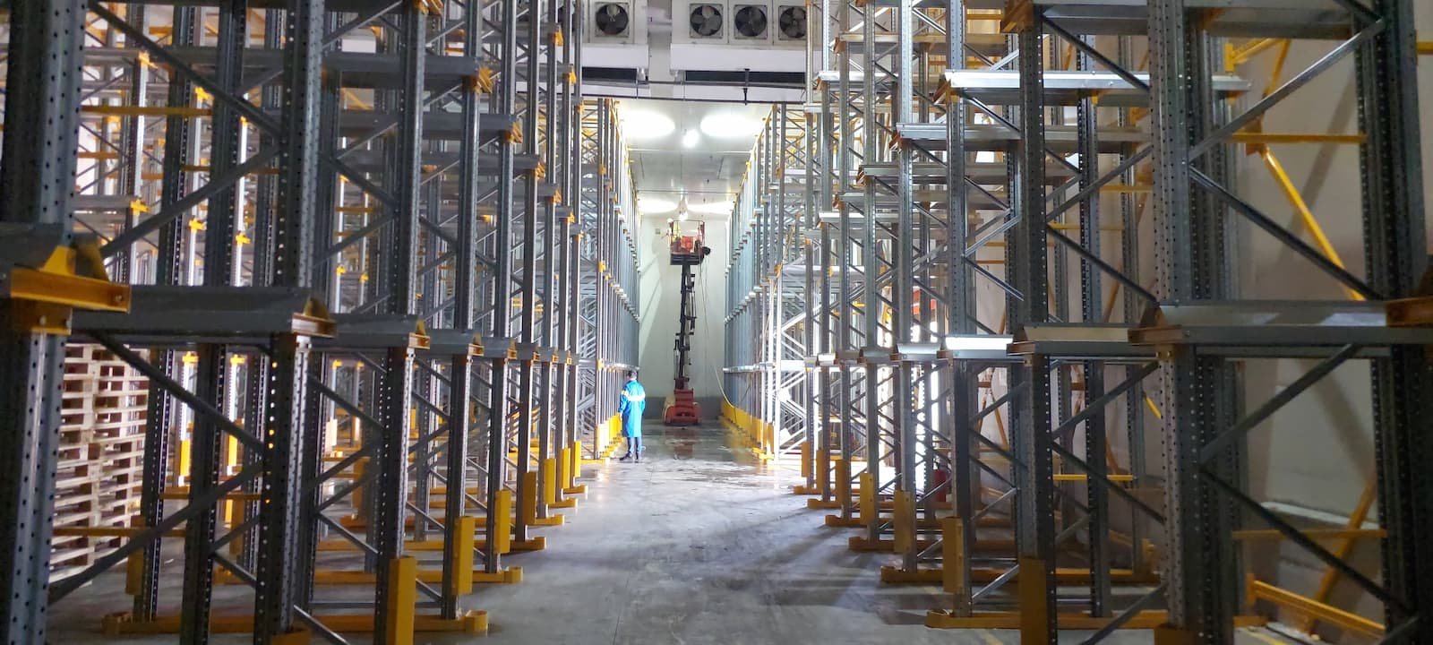 Rayonnage par accumulation drive-in installé à Casablanca par Maghreb Rayonnage