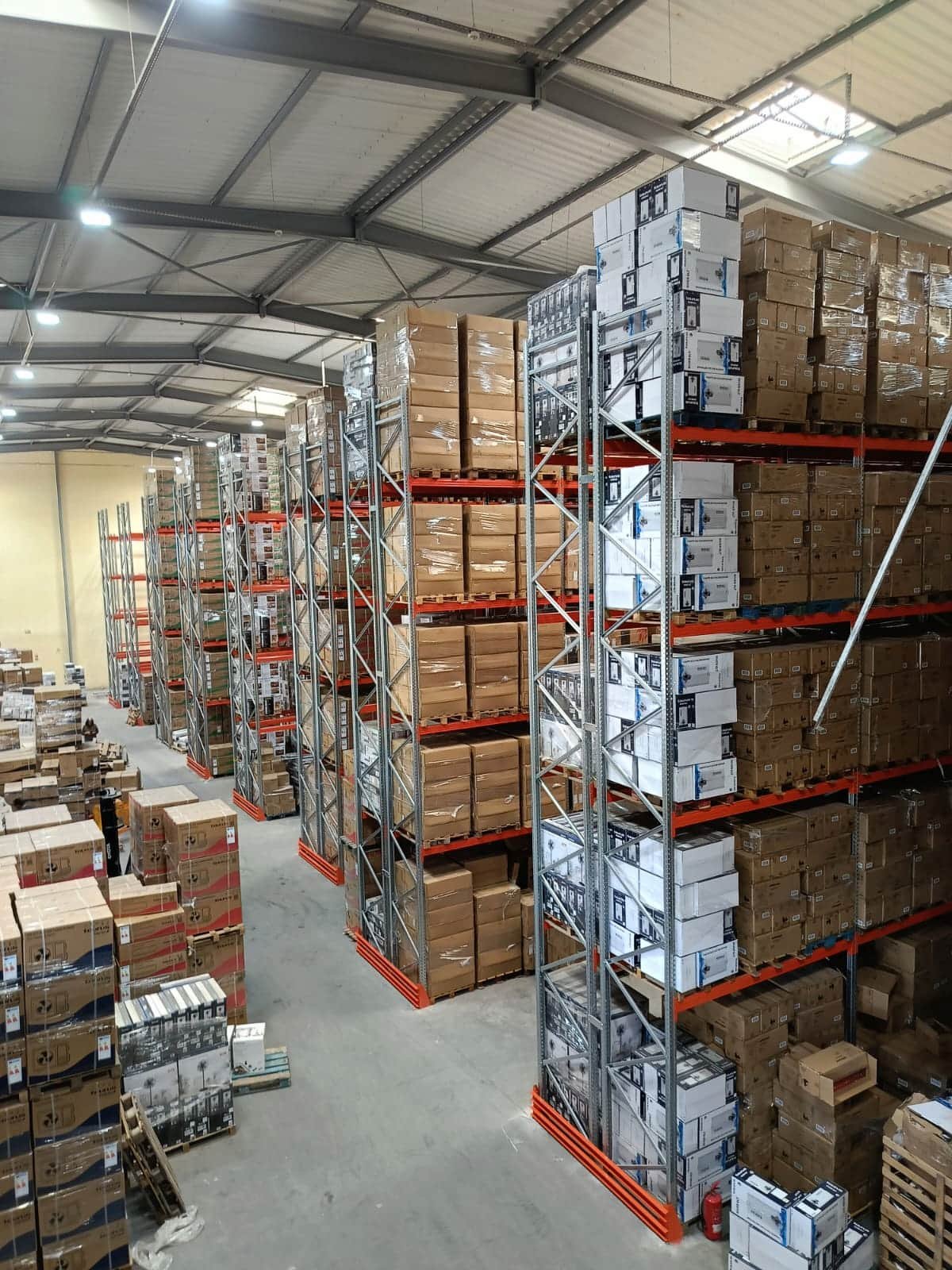 Palettier rack à palettes installé à Casablanca par Maghreb Rayonnage